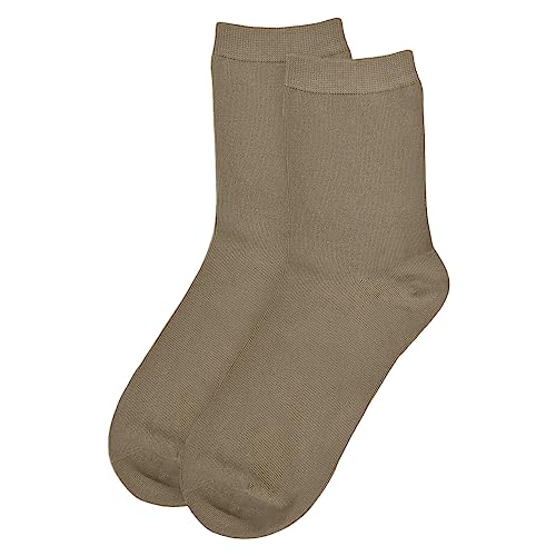 Image of Jacob Alexander Pair of Adult Solid Crew Dress Socks