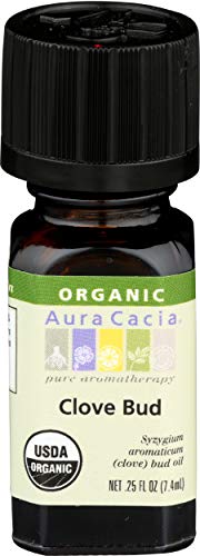 Aceite esencial puro orgánico de clavo 0.25 Fl Oz miniatura 1