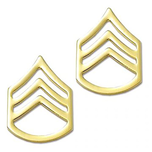 Image of US Army Brite Shiny Metal Pin-On Rank