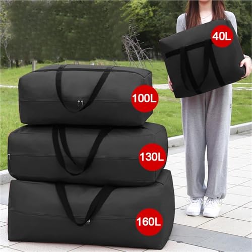 Bolsa de mudanza impermeable XL 160L de gran capacidad para ropa y equipaje 3