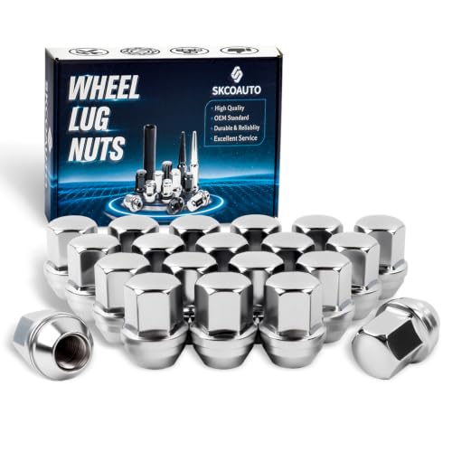 Image of M14x1.5 Lug Nuts 20pcs for Camaro Corvette | Fit Impal Length 1.5 in Chrome Wheel Lug Nuts
