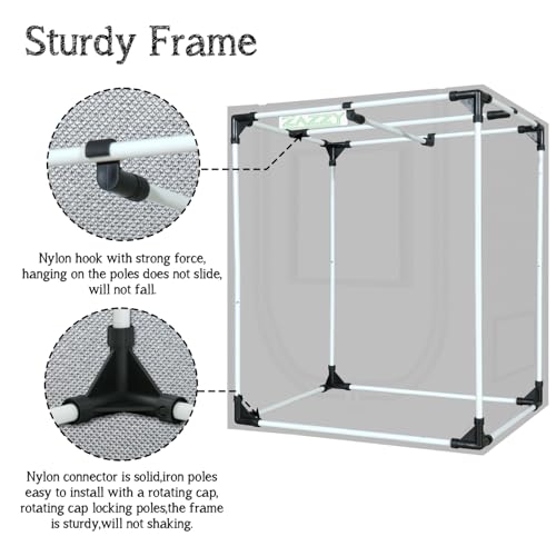 Image of Zazzy Grow Tent 18 inchx30 inchx36 inch Heavy Duty Indoor Growing Tents