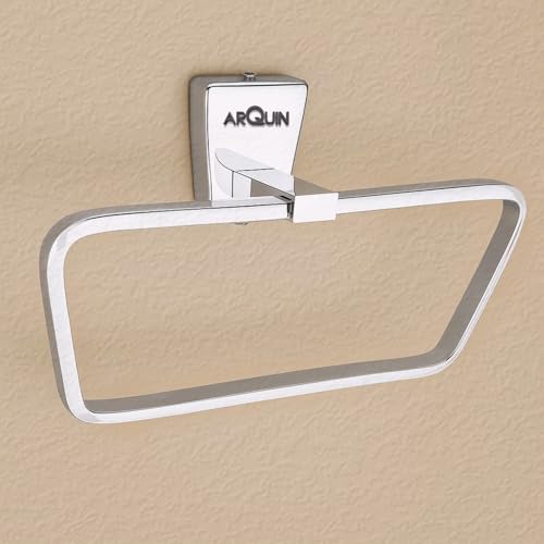 Image of Arquin Bathroom Accessories Towel Ring Holder|Towel Ring 304 Stainless Steel Napkin Towel Hanger for Washbasin |Towel Hanger,Holder,Bathroom Accessories|Kitchen Hand Towel Holder Set Selvi
