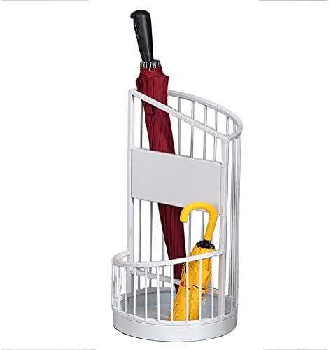 Wrought Iron Umbrella Stand, Non-Slip Floor Storage Holder for Home, Office, Hotel Entrance