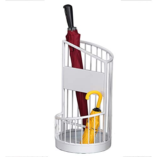 GHHVFEC Wrought Iron Umbrella Stand, Non-Slip Storage Holder for Entryway, Office, Hotel, Rustproof Indoor Patio Umbrella Holder