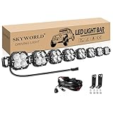 Installation flexible : La barre lumineuse LED est livrée avec deux supports de fixation : un support d'extrémité et un support intermédiaire à maillons. Les supports d'extrémité pivotent à 30 ° pour un réglage flexible de l'angle d'éclairage. Le support intermédiaire à maillons permet de modifier la longueur, la disposition et la courbure de la barre lumineuse selon vos besoins. Le réglage horizontal indépendant de chaque lumière permet des configurations droites ou arquées.