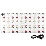 Dimensions : cette grande housse de bureau chauffante en cuir est adaptée pour votre clavier et souris, tout en gardant votre espace de travail bien rangé et organisé.