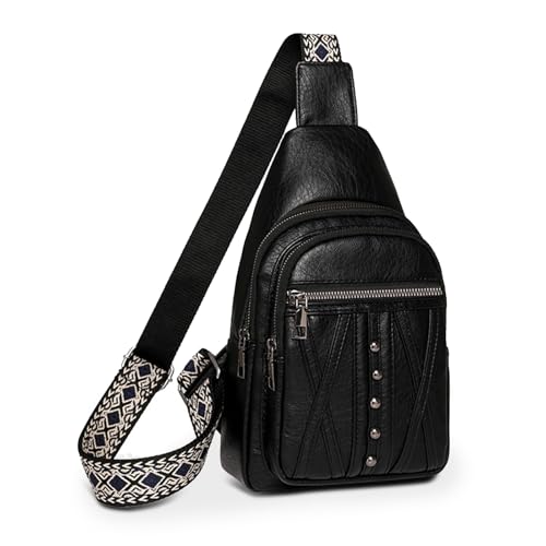 Relang Sling Bag for Women - Leather Crossbody Chest Bag