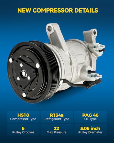 Image of PHILTOP NEW AC Compressor for Liberty 2006-2008 3.7L, Nitro 2007-2008 3.7L