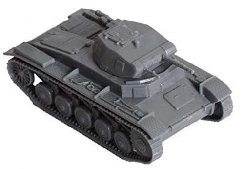 Zvezda 1:100 WWII Deutscher Panzer II - Modellbausatz,Plastikbausatz, Bausatz zum Zusammenbauen, detaillierte Nachbildung, unlackiert ZVE-6102 – Bild 3