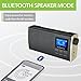 Streaming Radio to Earbuds or Home Stereo System, FM Radio, Bluetooth Transmitter, Bluetooth Speaker, SD Card MP3 Player 4-in-1 Device with Rechargeable Battery - Avantree Soundbyte T