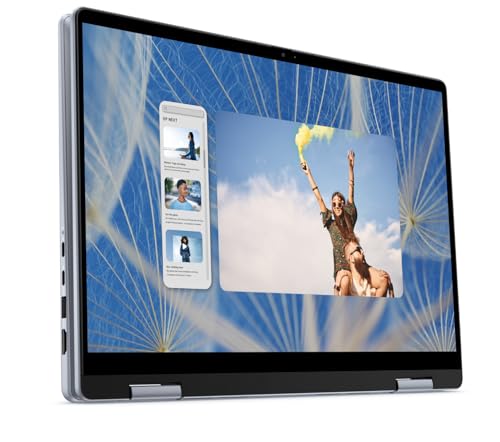 Image of Dell Inspiron 14 7440 2-in-1 Laptop, 14 inch FHD+ Touchscreen, Intel Core 7 150U(> i7-1355U), 32GB DDR5 RAM, 1TB SSD, Backlit KB, FP Reader, Type-C, FHD Webcam, Win 11 Pro, Ice Blue