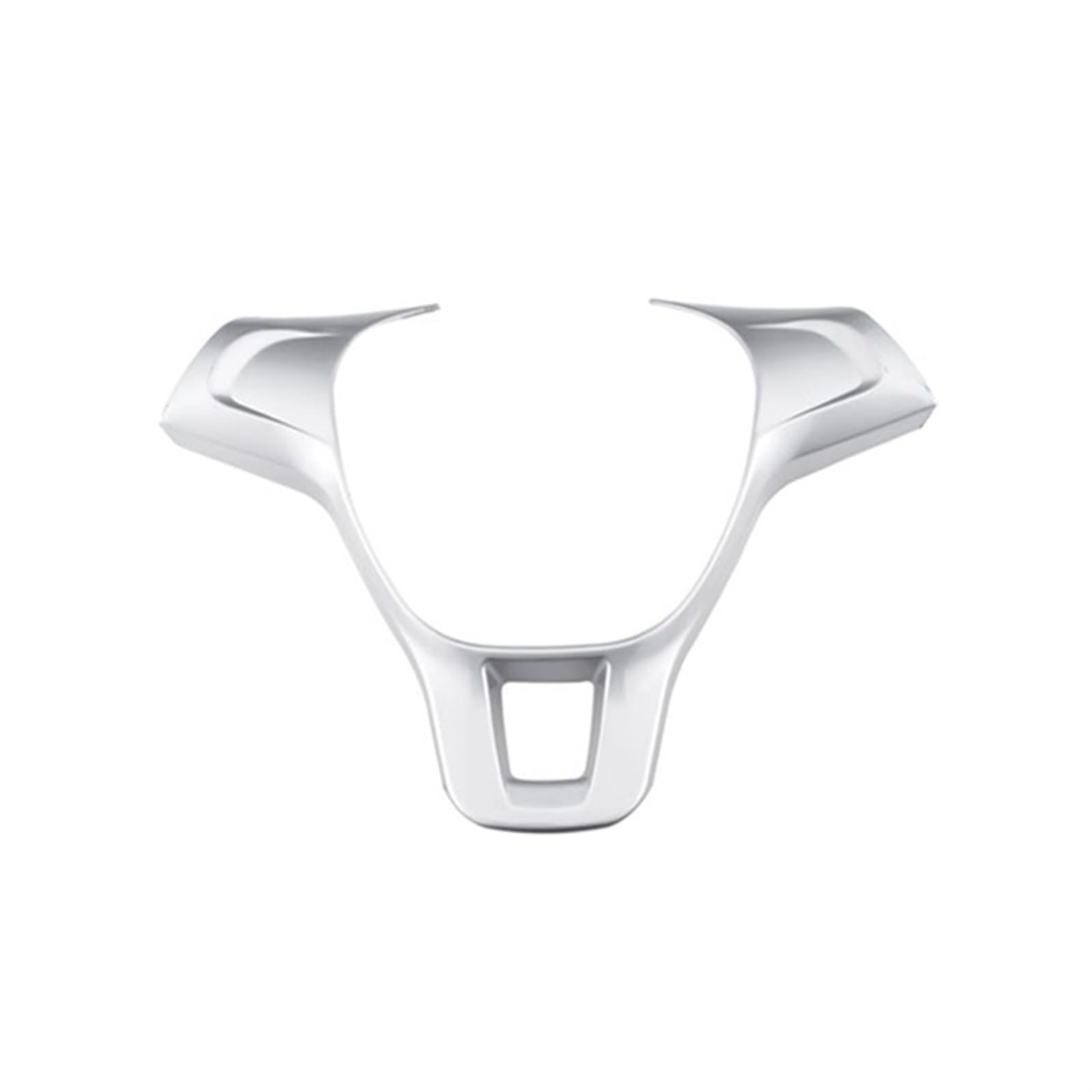 for VW for Golf 7 for GTI MK7 for Polo 2014 2015 for Jetta MK6 2016 Car Interior Steering Wheel Cover Trim Sticker Accessories Car Trim Interior(Silver)