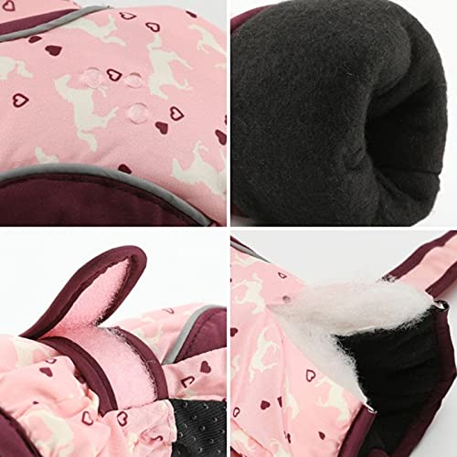 Mitones de invierno infantiles con aislamiento de calor espesado e impermeable L 3