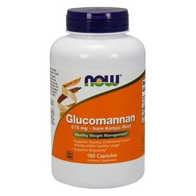 Now Foods: Glucomannan, 180 caps 2 pack
