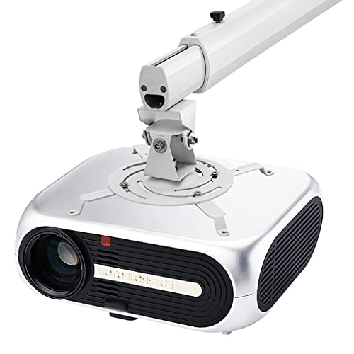 Soporte de proyector montado en pared, perchero retráctil gratis, marco de soporte de pared de aleación de aluminio, adecuado para cine en casa o uso en oficina miniatura 7