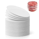 YIPFEN 300 x Antihaftpapier Zuschnitte für Burgerpresse Lebensmittelpapier (Rund, Durchmesser 11 cm)