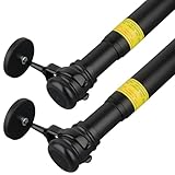 MUTUACTOR Magnetische Gardinenstangen, ohne Bohren, robuste magnetische Türvorhangstangen für Metalltüren, 33 cm bis 66 cm, verstellbare Fenstervorhangstangen, rutschfeste Y-Klemme, magnetische