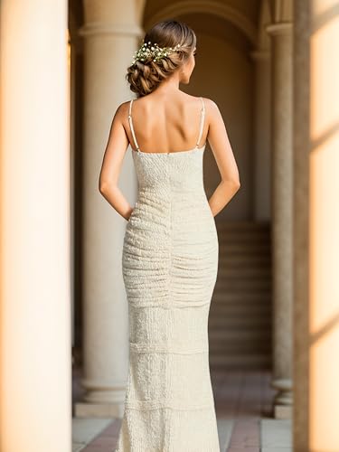 Image of Women's Sequin Prom Dress Evening Gowns for Formal Events | Elegant Sparkly Rhinestone Long Maxi Dresses for Formal Party,Gala,Wedding Guest,Fully Lined,Stretchy,Side Slit