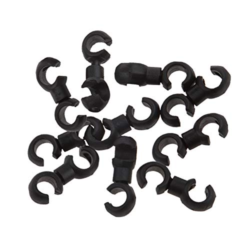 Saipe 10 Pcs Bike Cable Clasps Bicycle Rotatable S-Hook Clips For Brake Cable Mtb Bike Road Bicycle #TOP5