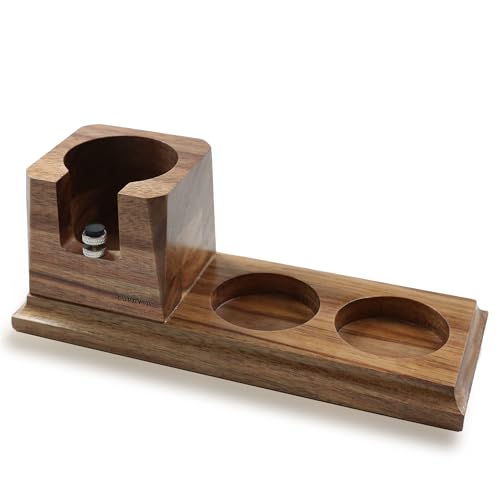 CUPAYTA Walnut Espresso Tamping Station