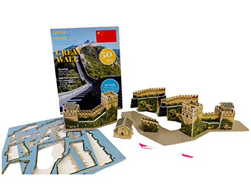 Little Learning Hands 3D Puzzles For Adults And Kids | Mayan Pyramid 3D Puzzle | Mexico Architecture Model Kit | Birthday Gifts For Kids, Teens And Adults #TOP2