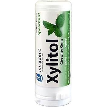 Miradent Xylitol Chew Gum Sprmnt 30 Ct