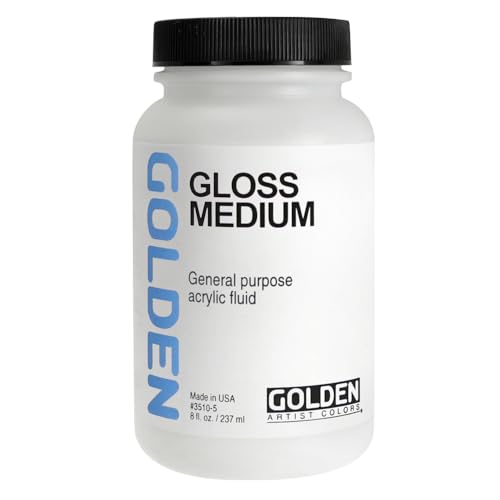 GOLDEN Gloss Medium Acrylic Medium 8 fl. oz. Jar