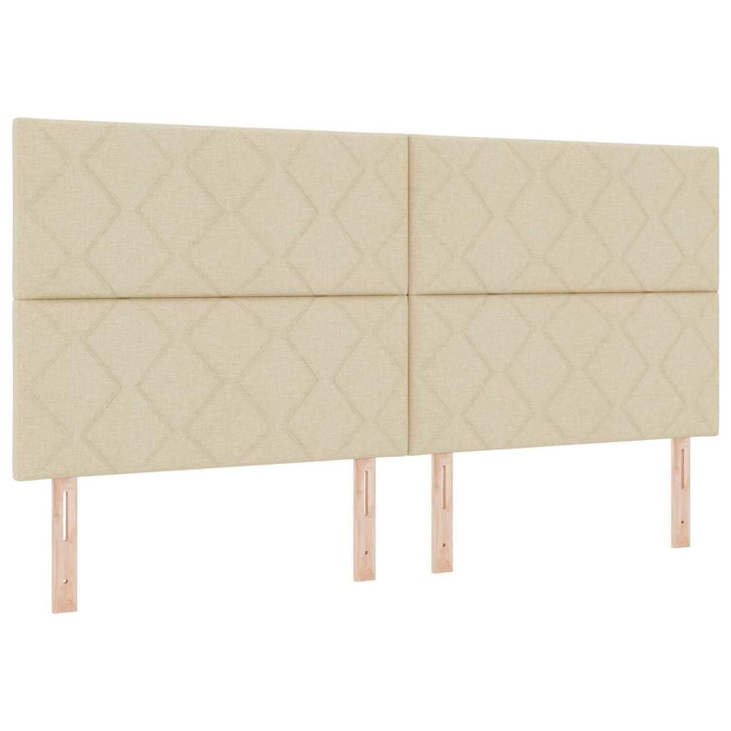 Cabecero de cama moderno de tela con marco de madera de pino macizo, altura ajustable 118/128 cm, duradero, para dormitorio, dormitorio juvenil y habitación de invitados