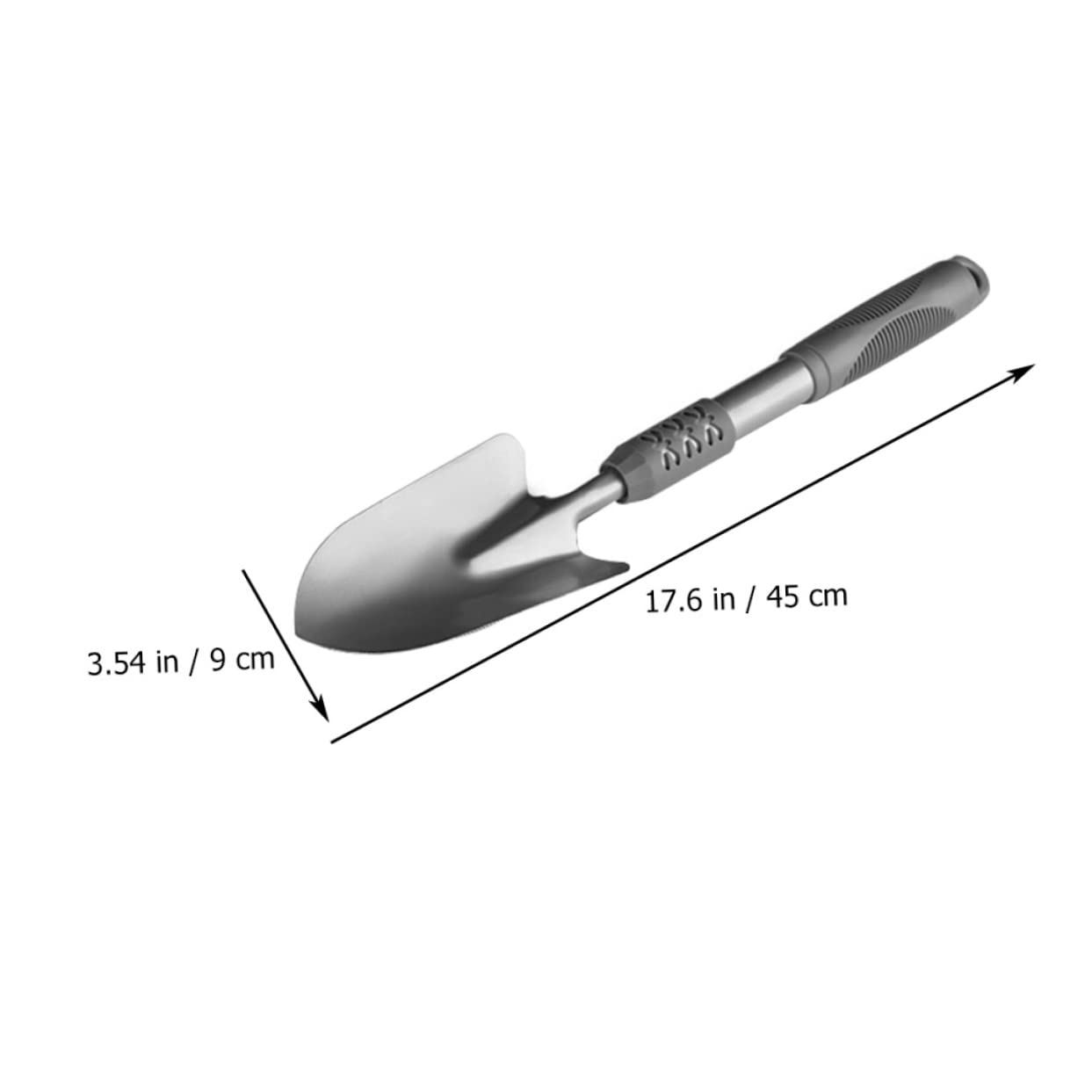 Kit D’Outils de Jardinage Intérieur, Pelle à Planter Les Plantes Succulentes 3 Pièces en Acier et PVC, Forte et Tranchante pour Désherbage et Transplantation