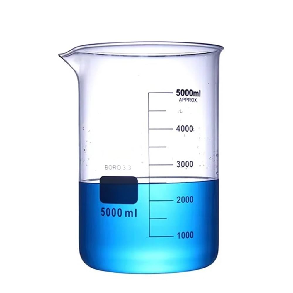 Vaso de precipitados de vidrio de borosilicato 5-500 ml cristalería de laboratorio