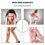 Acupuncture Pen, Dual Head Ear Body Point Probe Tip Acupressure Stainless Steel Facial Reflexology Massage Tool Ear and Body Point Probe Pen - Image 4