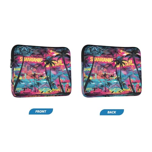 Funda para portátil de 13-14 pulgadas con patrón hawaiano miniatura 2