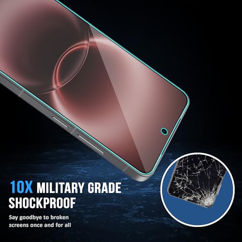 Image of ArmourPro Anti-Glare Matte Tempered Glass for Vivo X300 Ultra, Pack of 2 - Anti Fingerprint Screen Protector, 9H Scratch Resistant, Smooth Touch, Full Edge to Edge Coverage