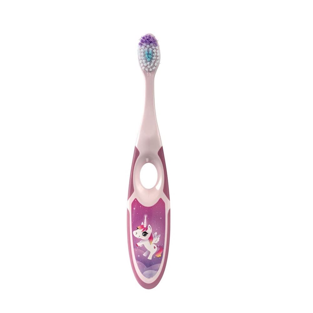 Jordan Kids Manual Toothbrush With A Travel Cap Step 2 -3-5 Years Kids Tooth Brush Soft Bristles, Bpa Free (3-5Years Kid-Travel Cap-Plum), 1 count-picture-23