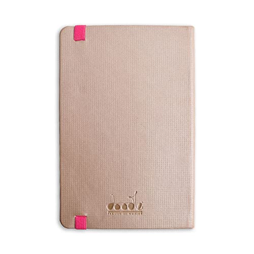Doodle Peachy Blush Diary Notebook For Girls
