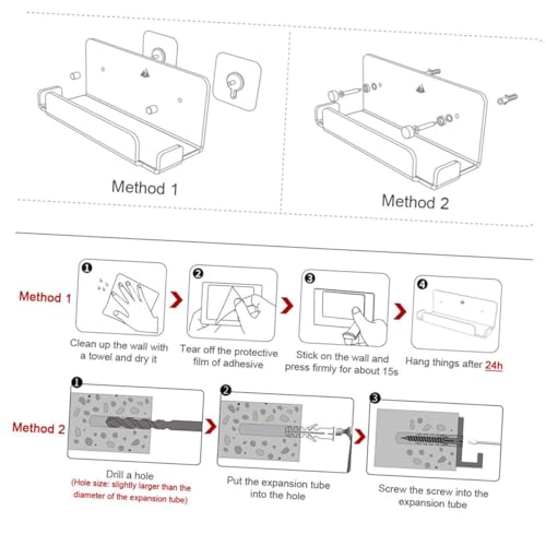 Estante flotante para Switch resistente de pared que ahorra espacio 4