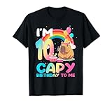 Birthday Capybara Lover 10 Years Old Gifts
