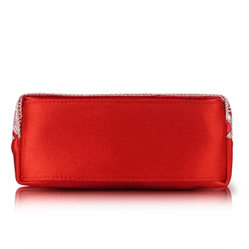 Image of PLANX Velvet SilK Stylish Embroidery Unique Design Traditional Ethnic Wedding Party Handheld Potli For Women | Potli Bag