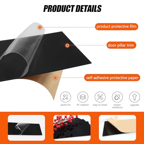 BASIKER Glossy Black Door Pillar Trim for 2006-2011 VW Jetta by BASIKER - Used condition - Image 3