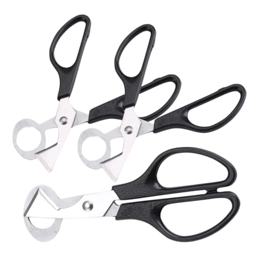 lurrose 3個 ステンレス製うずら卵はさみ コンパクト携帯用 軽量で切れ味鋭い キッチン用品 バーベキューやホームパーティーに