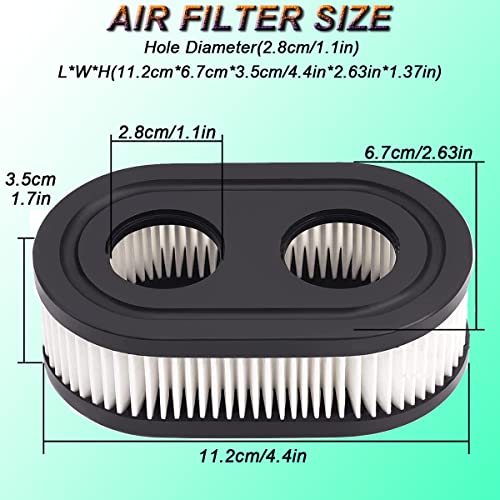 ZAMDOE Air Filter Cover Kit 593260 798452 334404 5432 594106 for Briggs & Stratton 550E 500EX 550EX 625 575EX 625EX 675EXI 725EXI 4247 5432 5432k 09P00 09P702 Series Engines Mowers - Image 2