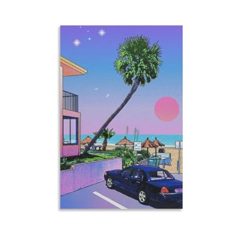 Hiroshi-Nagai i䔎̉ (46) LoX vg  EH[A[g xbh[ |X^[ ǂ̊G ŉ CeA12x18inch(30x45cm)