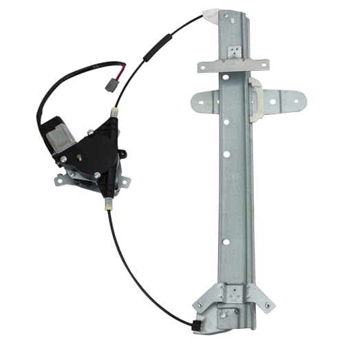 Image of TRQ Rear Left Power Window Regulator & Motor Assembly Drivers Side Compatible with 1992-2011 Ford Crown Victoria Mercury Grand Marquis 2003-2004 Marauder FO1550111