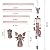 Grednfhat Angel Wind Chimes, Unique Copper Windchimes Decoration for Home Indoor Outdoor Clearance Garden Yard Party, Christmas Birthday Best Wind Bell Gift for Women Mom Grandma Girlfriend (Angel)