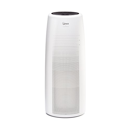 Winix NK105 Wi-Fi True HEPA Tower Air Purifier, Large Room Capacity, Amazon Dash Replenishment Enabled,White