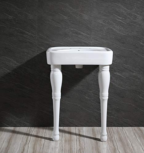 Kingston Brass Vpb2268B Robert Console Sink Top, White #TOP1