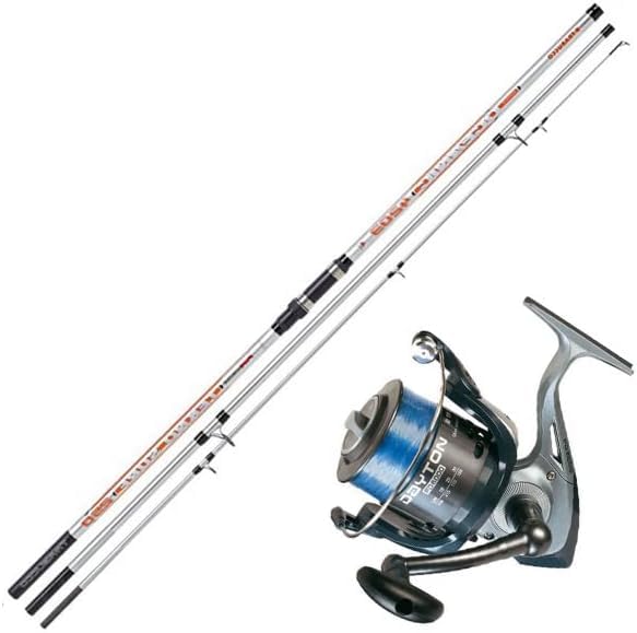 Kit Surfcasting Trabucco - Canna Oceanic 3 pezzi 4,20 m 250g + Mulinello Trabucco (Mulinello Dayton 6500)