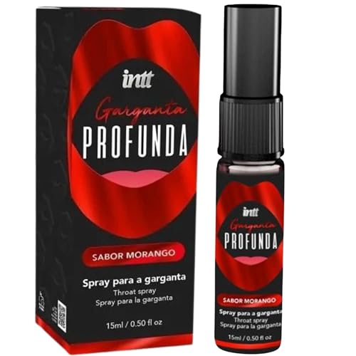 Garganta Profunda Dessensibilizante Comestível Beijável Sabor Morango para sexo Oral Sexy Shop Intt
