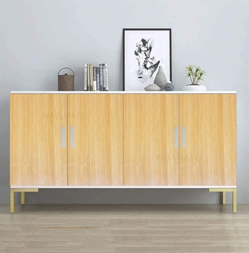 Image of WALLMATE Self Adhesive Wood Grain Wallpaper Vinyl Furniture Sticker Wood Wallpaper Kitchen Wallpaper Wooden Door Desktop Wallpapers (Oak Wooden, 24x64 Inch)